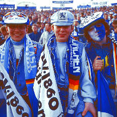 Footballfans Blue White 1860 Munich