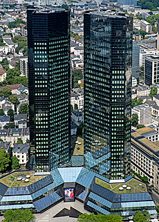 Skyline Frankfurt German Bank Tower