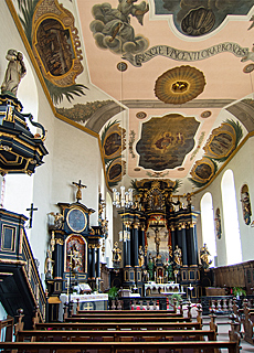 Hattenheimer church near Rdesheim