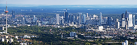 Zeppelin Skyline Flug Frankfurt