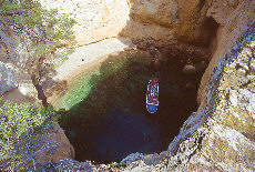 Chalk cliffs and Grottos near Mattinata