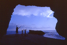 Chalk cliffs and Grottos near Mattinata