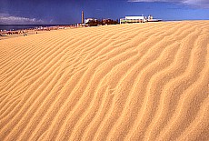 Big sahara sand dunes in Maspalomas