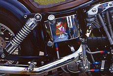 Engine block Harley Davidson motorbike