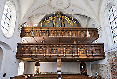 Orgel in der Rokokokirche am Hohenpeissenberg