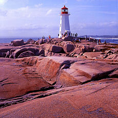 Lighthouse near Peggys Cove
