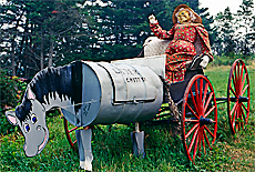 Original garbage cans on Nova Scotia