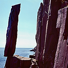 Spectacular rock needle on Prinz Eduard Island