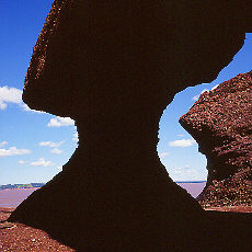 Flowerpot Rocks in the Fundy Bay