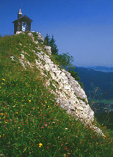 Mountain chapel on Brecherspitz