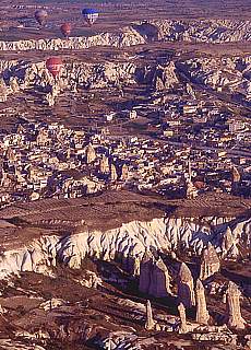 View down to Goereme