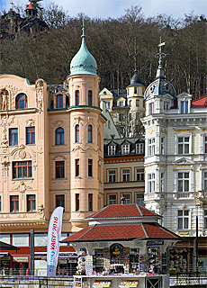 Barocke Jugendstil Villen und ein Kiosk