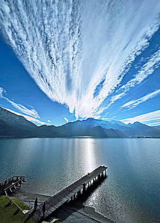 Magische Wolken am Kochelsee