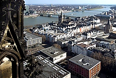 View from Cologne Dome down to Heumarket