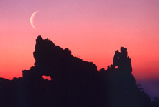 Calanche, bizzare rock formation in northern Corsica