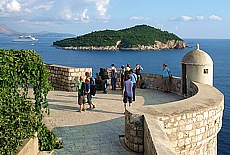 Defense tower in the citywall of Dubrovnik