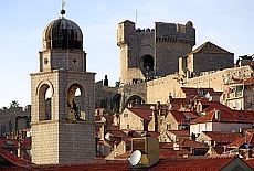 Defense tower in the citywall of Dubrovnik