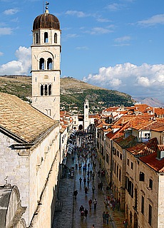 Tiled roofs in oldtown of Dubrovnik