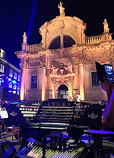 Konzert in der Altstadt von Dubrovnik (Copyright Susanne)
