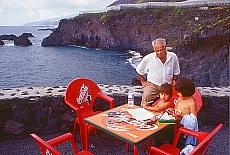 Gardenrestaurant on the Southcoast of La Palma