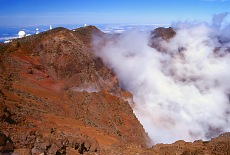 Observatories on top of Roque de los Muchachos