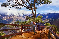 Roundtrip hiking path at Mirador de Cumbrecita