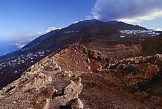 View towards Fuencaliente from Volcano San Antonio