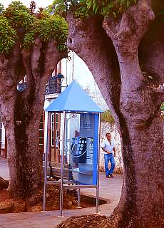 Church square in Garafia