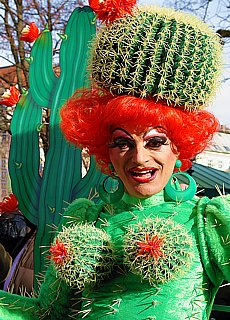 My small green Cactus - Carnival at Viktualienmarket Munich