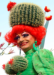 My small green Cactus - Carnival at Viktualienmarket Munich