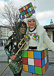 Faschingsdienstag am Viktualienmarkt Mnchen