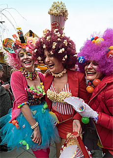 Faschingsdienstag am Viktualienmarkt Mnchen