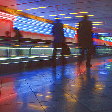 Transportband in Munich Airport