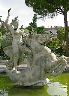 Waterfountain in Parque Eduardo VII