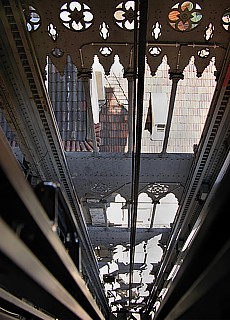 Steel construction ofElevator de Santa Justa