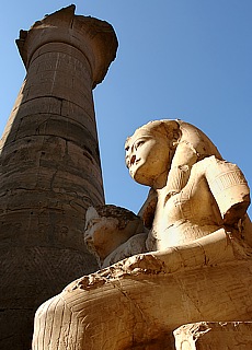 Luxor Temple in upper Egypt