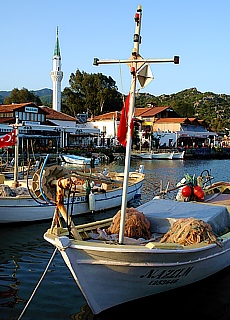 Fishing boats in the harbor of Üçagiz