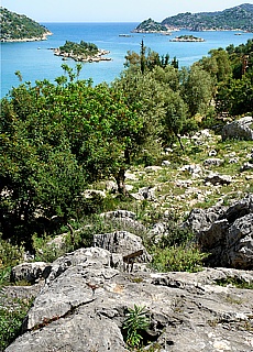 Stony Lycian Way in Kapagli