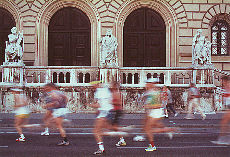 Munich Marathon along University