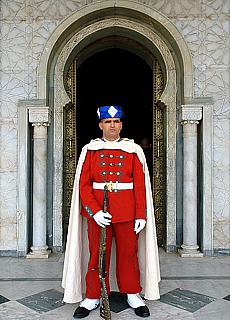 Royal guard in Rabat