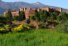 Glaoui Kasbah in High Atlas mountains