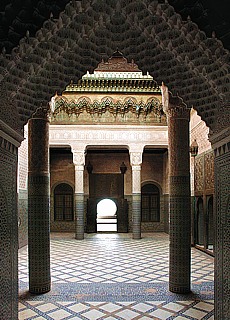 Telouet at Glaoui Kasbah in High Atlas mountains