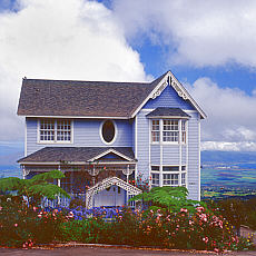 Typical residential house on Maui