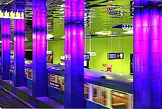 U-Bahn station Munich freedom