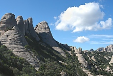 Montserrat the sawed mountain