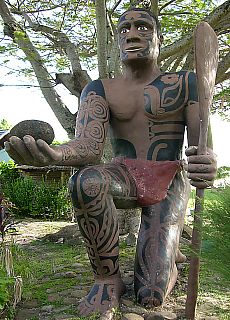 Maori Statue