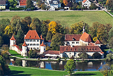 Blutenburg located in the west of Munich