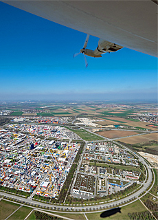 Exhibition fairground Bauma at Munich East