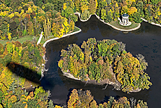 Monopteros Apollotempel im Nymphenburger Schlosspark