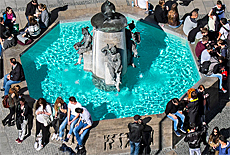 Fischbrunnen at Marienplatz